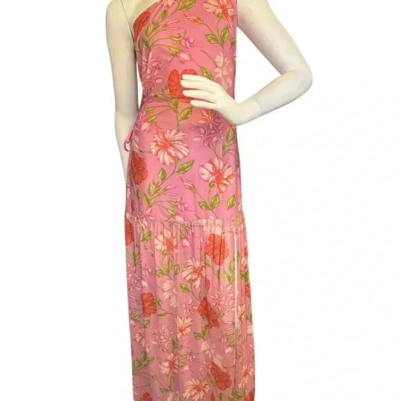 Hansen & Gretel Mood Ring Asymmetric Floral Print Dresss Size XL.  #92 - Picture 2 of 15